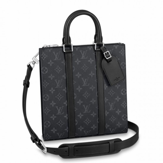 Replicas Bolso cruzado Louis Vuitton Sac Plat Monogram Eclipse M46098 Imitacion España