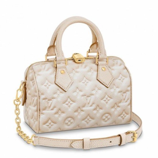 Replicas Louis Vuitton Speedy Bandouliere 20 Monogram Empreinte Leather M46163 Imitacion España