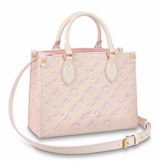 Replicas Louis Vuitton OnTheGo PM Bolso Iridiscente Empreinte Cuero M46168 Imitacion España