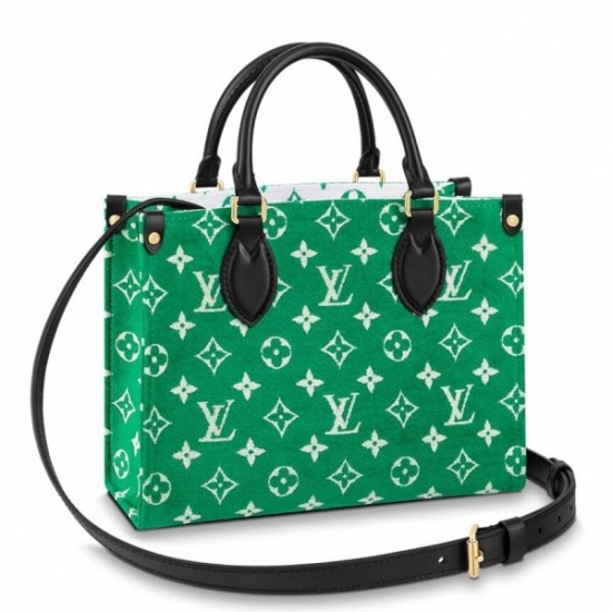 Replicas Bolso Louis Vuitton OnTheGo PM Monogram Terciopelo M46216 Imitacion España