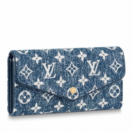 Replicas Cartera Louis Vuitton Sarah Monogram Denim M81183 Imitacion España