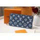 Replicas Cartera Louis Vuitton Zippy Monogram Denim M81226 Imitacion España