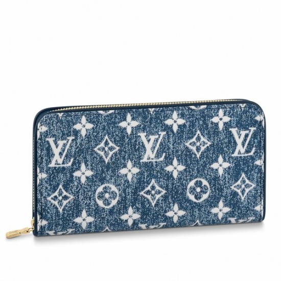 Replicas Cartera Louis Vuitton Zippy Monogram Denim M81226 Imitacion España