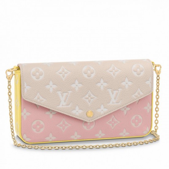 Replicas Louis Vuitton Felicie Pochette Monograma multicolor Empreinte M81359 Imitacion España