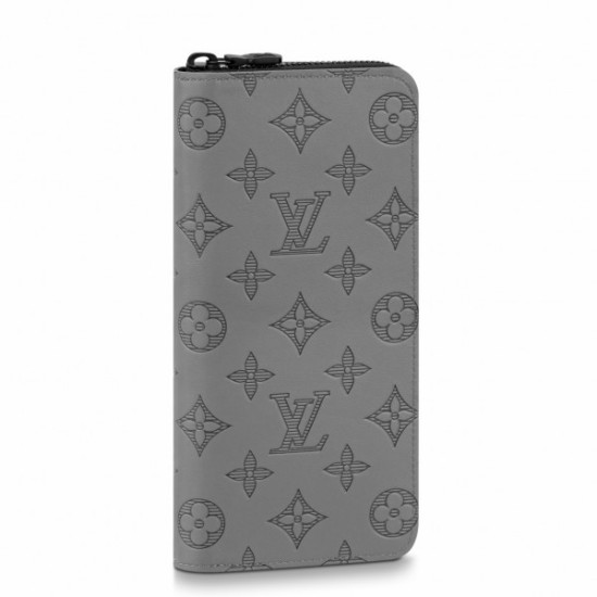 Replicas Cartera Louis Vuitton Zippy Vertical Monogram Shadow Leather M81384 Imitacion España