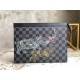 Replicas Louis Vuitton Pochette Voyage MM Damier Grafito N64605 Imitacion España