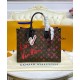 Replicas Louis Vuitton Onthego MM M45888 Marrón Baratos Imitacion