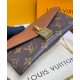 Replicas Louis Vuitton Bolsos con candado con correa M80763 Marrón Baratos Imitacion