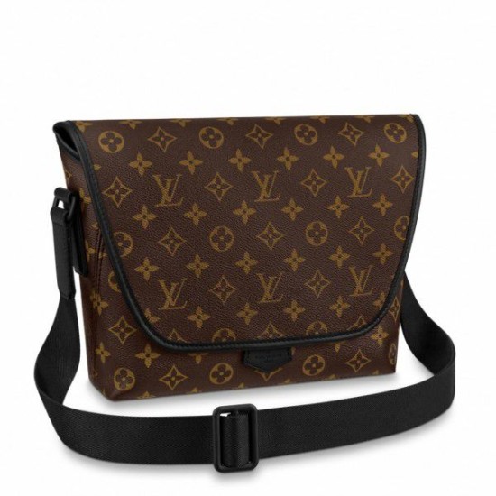 Replicas Louis Vuitton Magnetic Messenger Monogram Macassar M45557 Baratos Imitacion