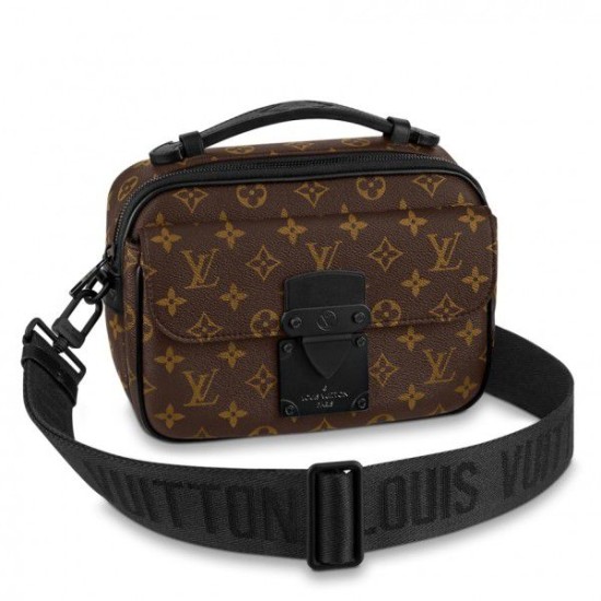 Replicas Louis Vuitton S Lock Messenger Monogram Macassar M45806 Baratos Imitacion