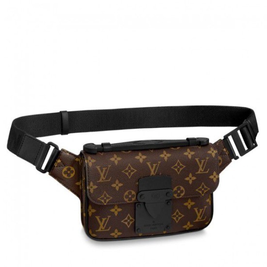 Replicas Louis Vuitton S Lock Sling Bag Monogram Macassar M45807 Baratos Imitacion