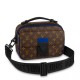 Replicas Louis Vuitton S Lock Messenger Monogram Macassar M45863 Baratos Imitacion