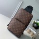 Replicas Louis Vuitton Avenue Sling Bag Monogram Macassar M45897 Baratos Imitacion