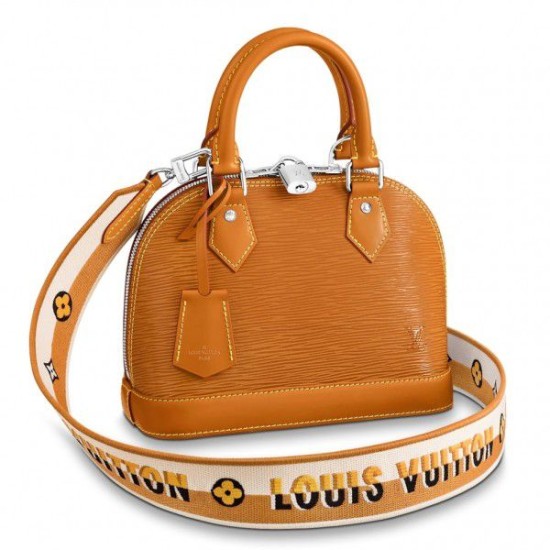 Replicas Louis Vuitton Epi Alma BB Bag con correa de jacquard M57540 Baratos Imitacion