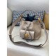 Replicas Louis Vuitton Grey Lockme Bucket Bag M57688 Baratos Imitacion