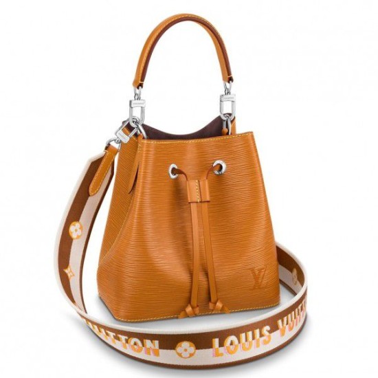 Replicas Louis Vuitton Epi Neonoe BB Bag con correa de jacquard M57706 Baratos Imitacion