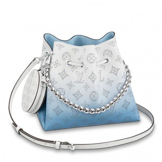 Replicas Bolso Louis Vuitton Bella en azul degradado Mahina M57856 Baratos Imitacion