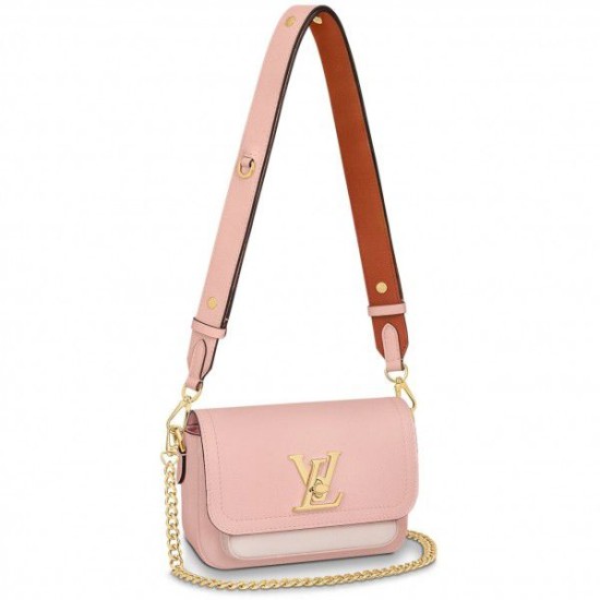 Replicas Louis Vuitton Pink Lockme Tender Bag M58555 Baratos Imitacion