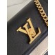 Replicas Louis Vuitton Black Lockme Tender Bag M58557 Baratos Imitacion