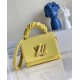 Replicas Bolso Louis Vuitton Twist PM en amarillo Taurillon M58571 Baratos Imitacion