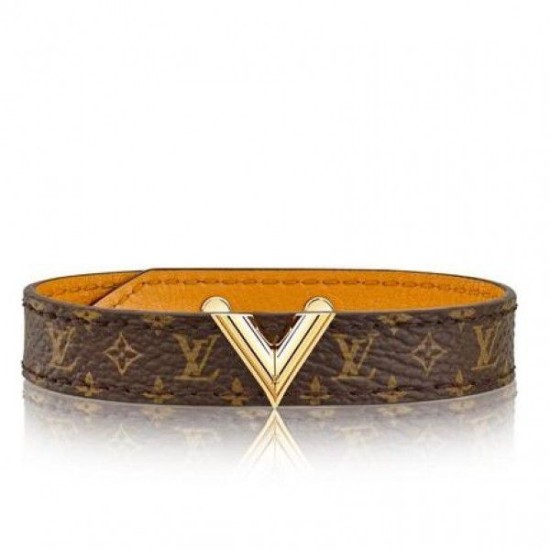 Replicas Louis Vuitton Essential V Pulsera Monogram Canvas M6042F Baratos Imitacion