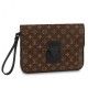 Replicas Louis Vuitton S Lock A4 Estuche Monogram Macassar M80560 Baratos Imitacion