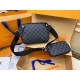 Replicas Louis Vuitton Scott Bolsa de mensajero Damier Graphite N50018 Baratos Imitacion