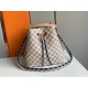 Replicas Louis Vuitton Damier Azur NeoNoe MM con correa trenzada N50042 Baratos Imitacion