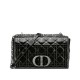 Replicas Christian Dior Medium Dior Caro Bag Negro Imitacion Baratos