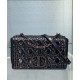 Replicas Christian Dior Medium Dior Caro Bag Negro Imitacion Baratos