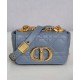 Replicas Christian Dior Micro Dior Caro Bag Azul Imitacion Baratos