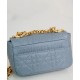 Replicas Christian Dior Micro Dior Caro Bag Azul Imitacion Baratos