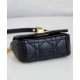 Replicas Christian Dior Micro Dior Caro Bolso negro Imitacion Baratos