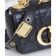 Replicas Christian Dior Micro Dior Caro Bolso negro Imitacion Baratos