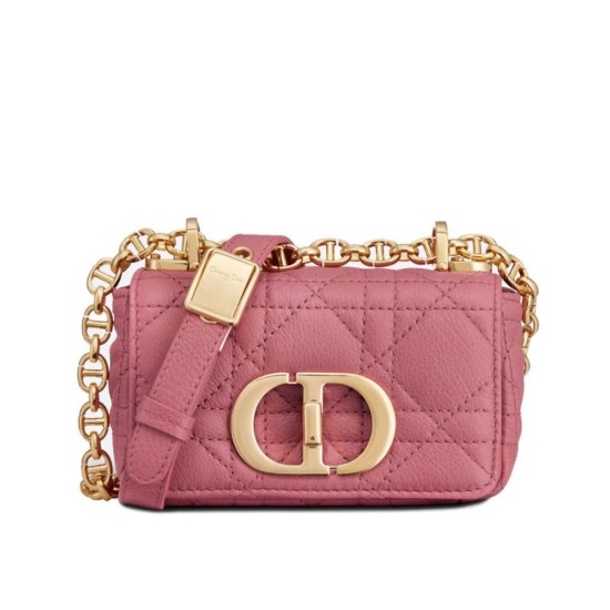 Replicas Christian Dior Micro Dior Caro Bag Peachblow Imitacion Baratos