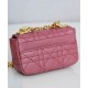 Replicas Christian Dior Micro Dior Caro Bag Peachblow Imitacion Baratos