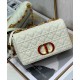 Replicas Christian Dior Medium Dioramour Dior Caro Bag Blanco Imitacion Baratos