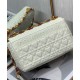 Replicas Christian Dior Medium Dioramour Dior Caro Bag Blanco Imitacion Baratos