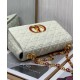 Replicas Christian Dior Medium Dioramour Dior Caro Bag Blanco Imitacion Baratos