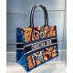 Replicas Christian Dior Small Book Tote Bag Azul Imitacion Baratos