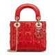 Replicas Christian Dior Mini Lady Dior Dioramour Bolso Rojo Imitacion Baratos