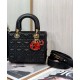 Replicas Christian Dior Dioramour My Abcdior Lady Dior Bolso Negro Imitacion Baratos