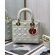 Replicas Christian Dior Dioramour My Abcdior Lady Dior Bolso Crema Imitacion Baratos