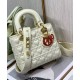 Replicas Christian Dior Dioramour My Abcdior Lady Dior Bolso Crema Imitacion Baratos