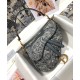 Replicas Bolsa Saddle Christian Dior Gris Imitacion Baratos