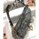 Replicas Bolsa Saddle Christian Dior Gris Imitacion Baratos