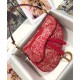 Replicas Christian Dior Saddle Bag Rojo Imitacion Baratos