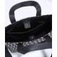 Replicas Christian Dior Saddle Tote Bag Con Bandolera Azul Oscuro Imitacion Baratos