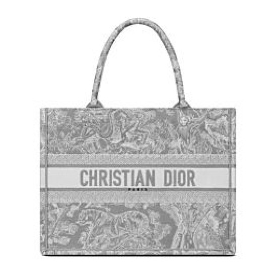 Replicas Christian Dior Small Dior Book Tote Gris Imitacion Baratos