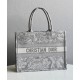 Replicas Christian Dior Small Dior Book Tote Gris Imitacion Baratos